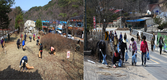 새봄맞이 대 정화활동