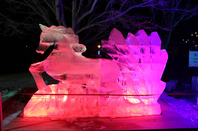 겨울왕국 무주구천동 ‘얼음조각‘ 포토존 이미지(3)