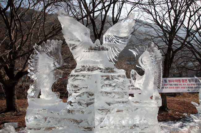 겨울왕국 무주구천동 ‘얼음조각‘ 포토존 이미지(9)
